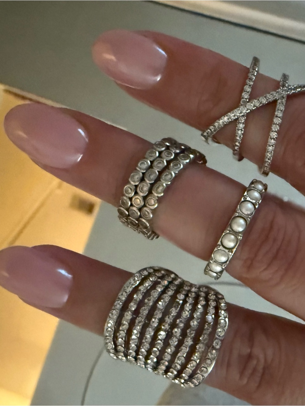Silver Rings and Stacking Rings - Picture 2 of 2